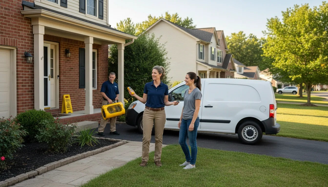 Residential water damage restoration in Agate, CO
